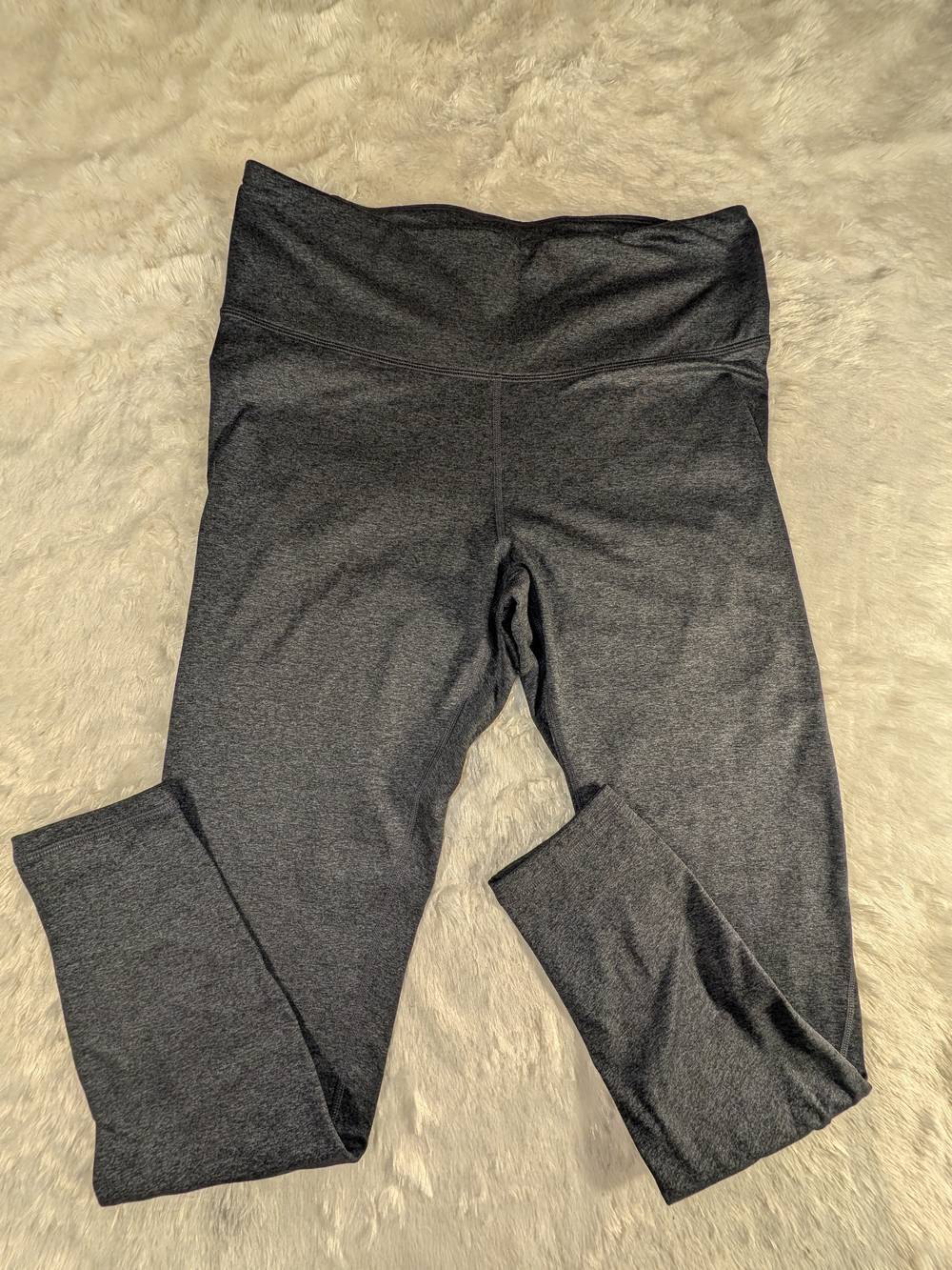Old Navy Women's High-Waist Leggings - Coze-Core Heather Charcoal Gray